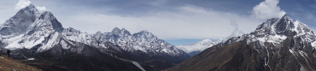 Breath taking panorama, Everest Base Camp Expedition